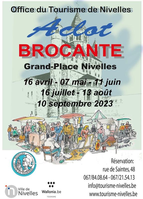 Grande Brocante Aclot Nivelles Juillet Ao T