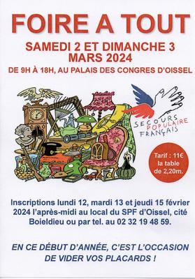 Foire à tout du secours polulaire francais Oissel 76350 15