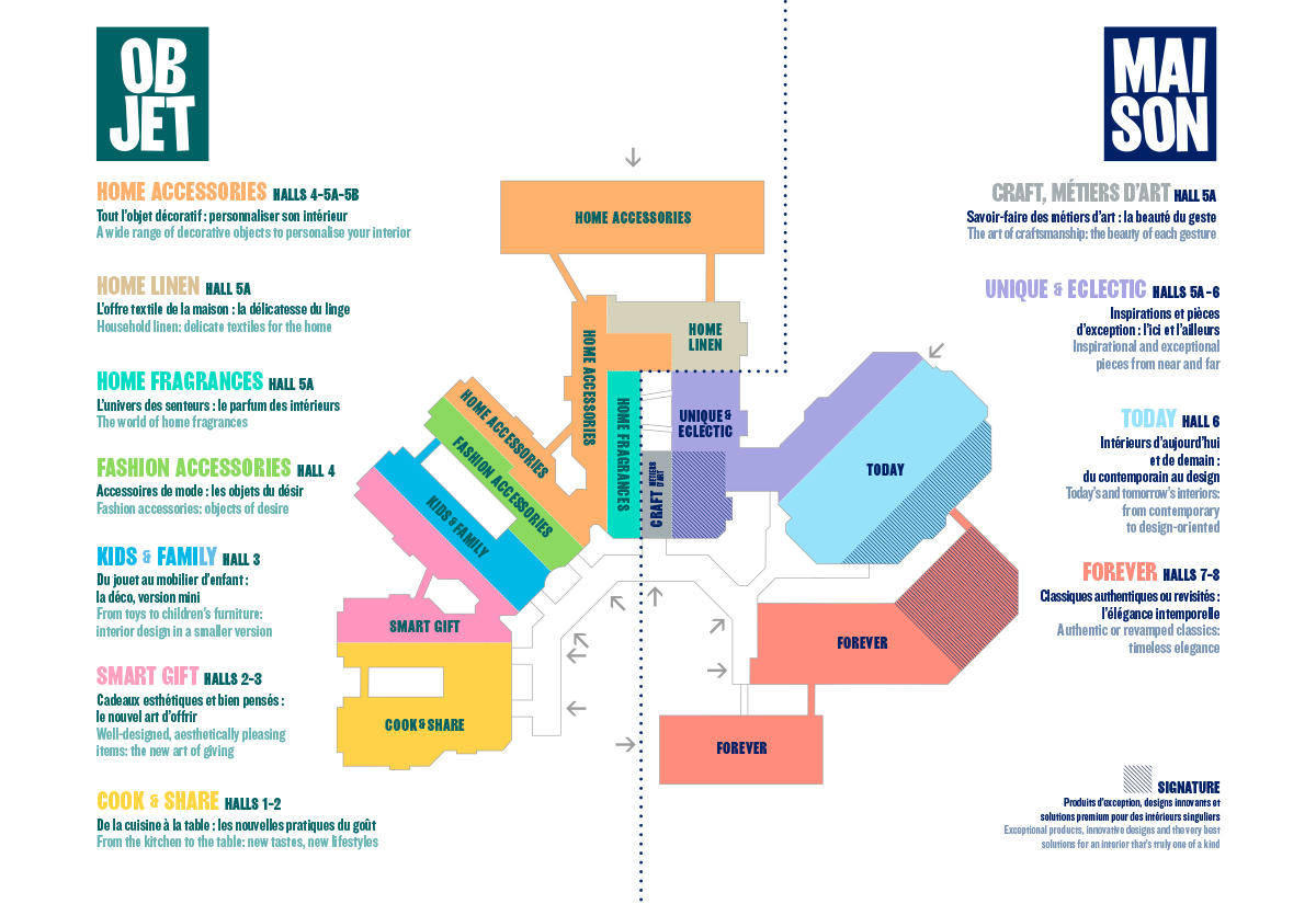 Plan du salon Maison et Objets