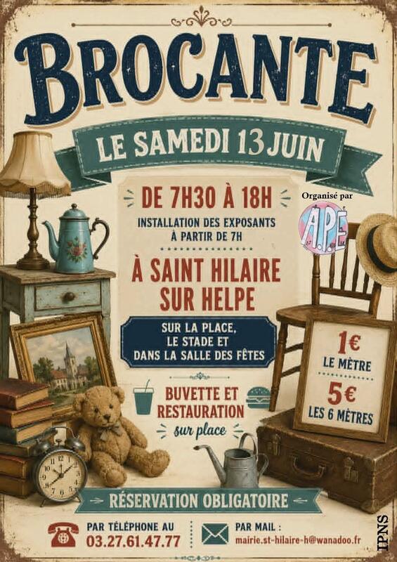 Brocante à Saint-Hilaire-sur-Helpe