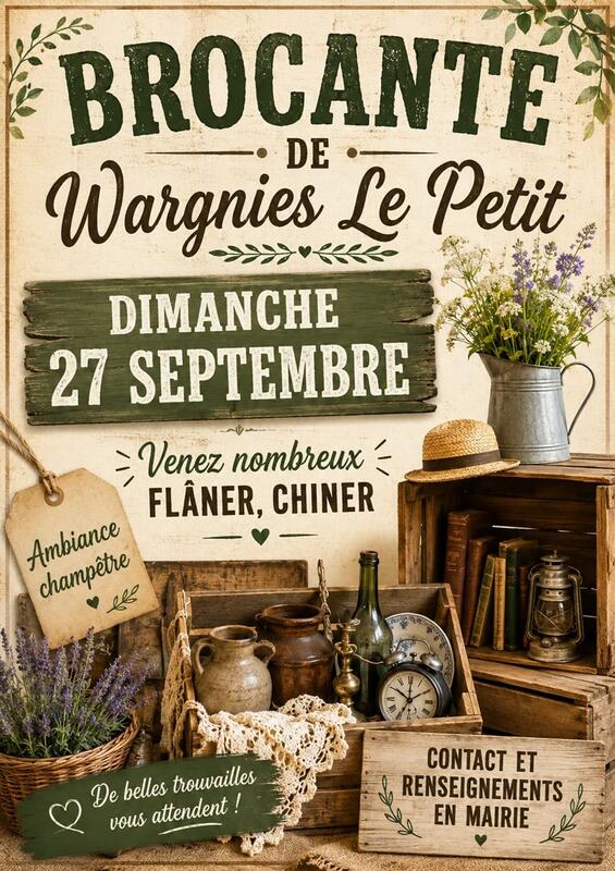 Vide-grenier à Wargnies-le-Petit