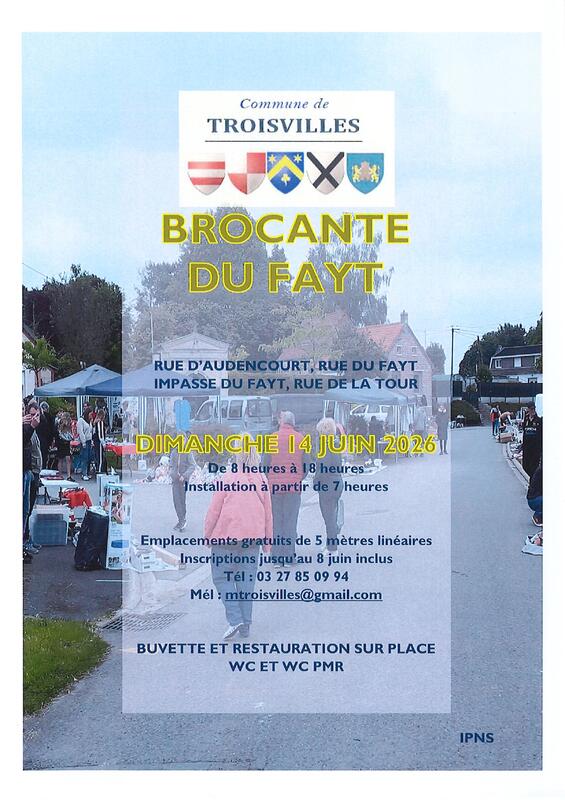 Brocante à Troisvilles