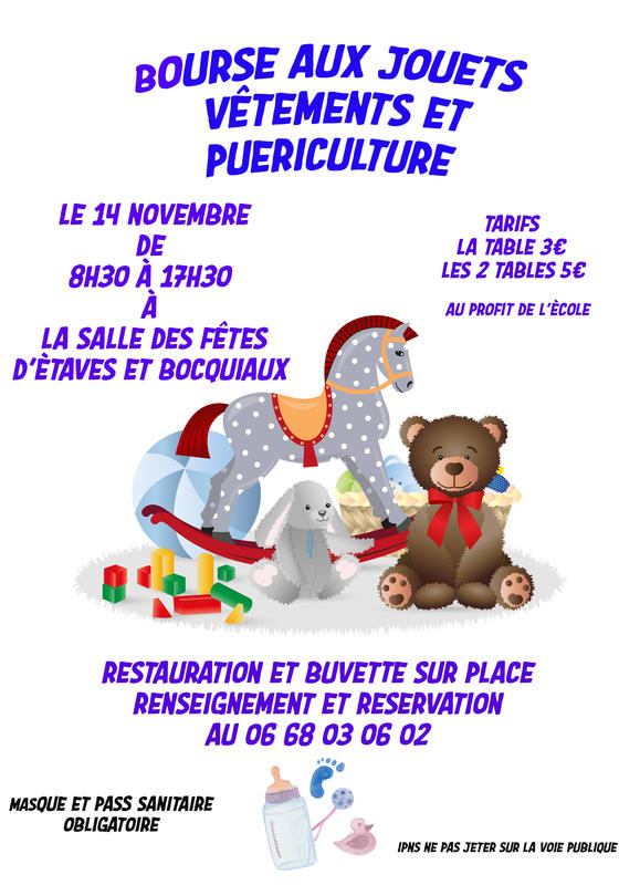 Bourse Aux Jouets Puericulture Hauts De France