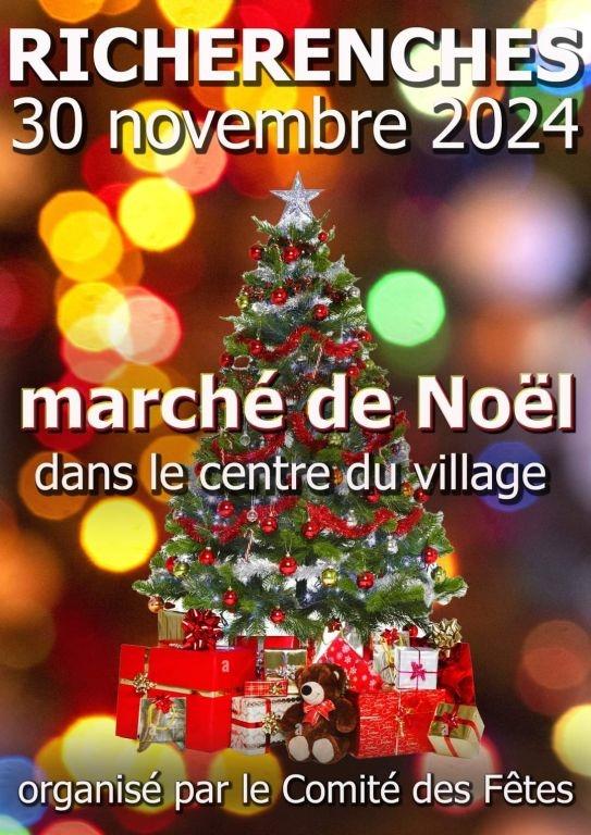 Marché de noël Richerenches (84600) 30 Novembre 2024