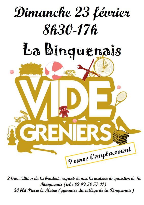Vide grenier de la Binquenais