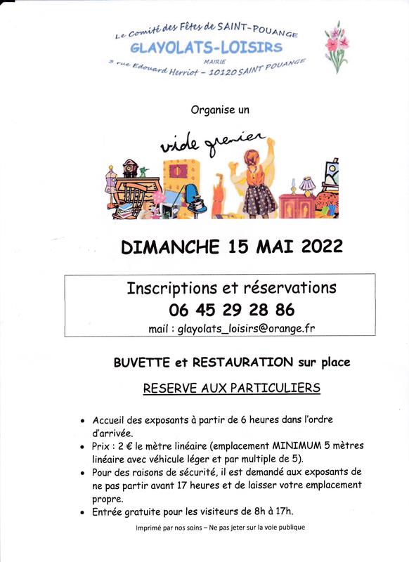 Calendrier Vide Grenier Aube 2023 Brocante Et Vide-Grenier 10 - Aube - Mai 2022 Calendrier Vide Grenier Aube 2023 Brocante Et Vide-Grenier 10 - Aube - Mai 2022