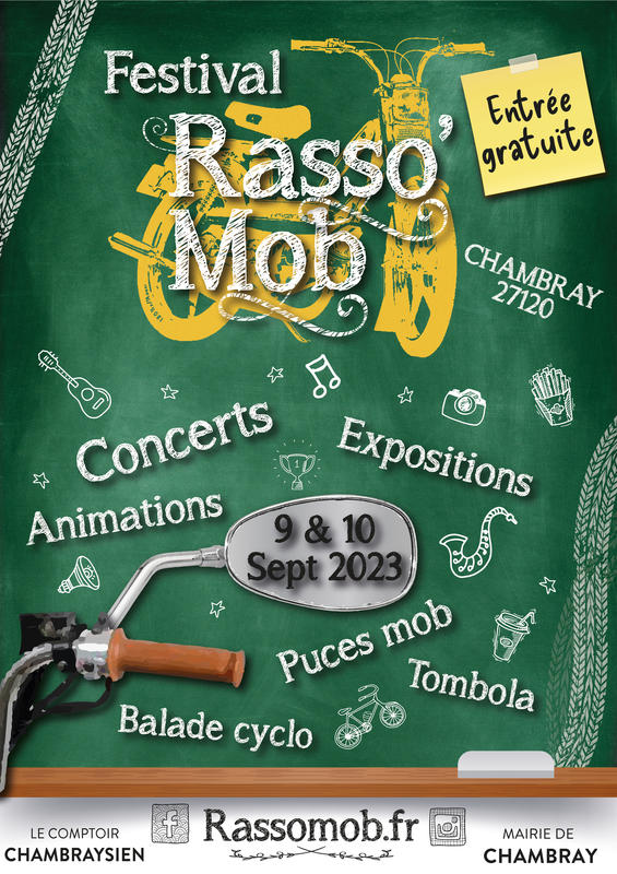 Rasso'mob festival Chambray (27120) 09 et 10 septembre 2023