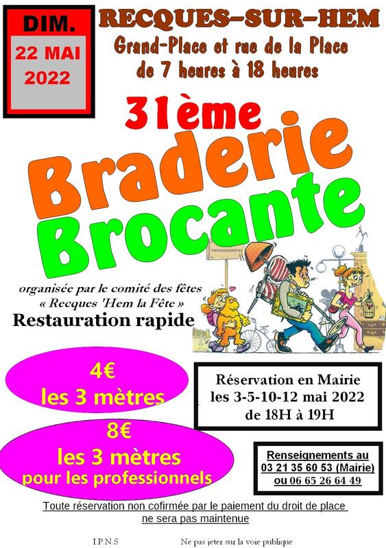 Calendrier Brocante Calais 2023 Brocante Et Vide-Grenier Calais (62100) - Brocabrac