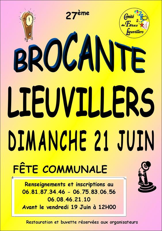 Brocante et vide-greniers - Lieuvillers (60130)