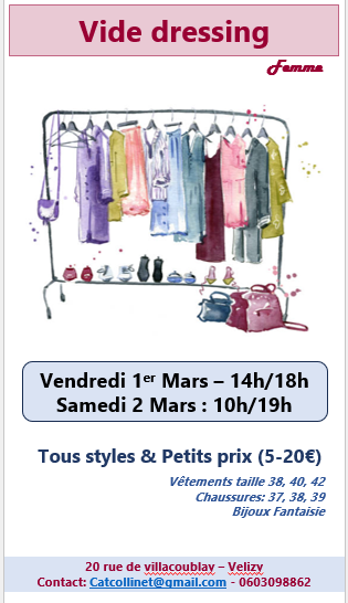 Vide dressing femme discount vetements