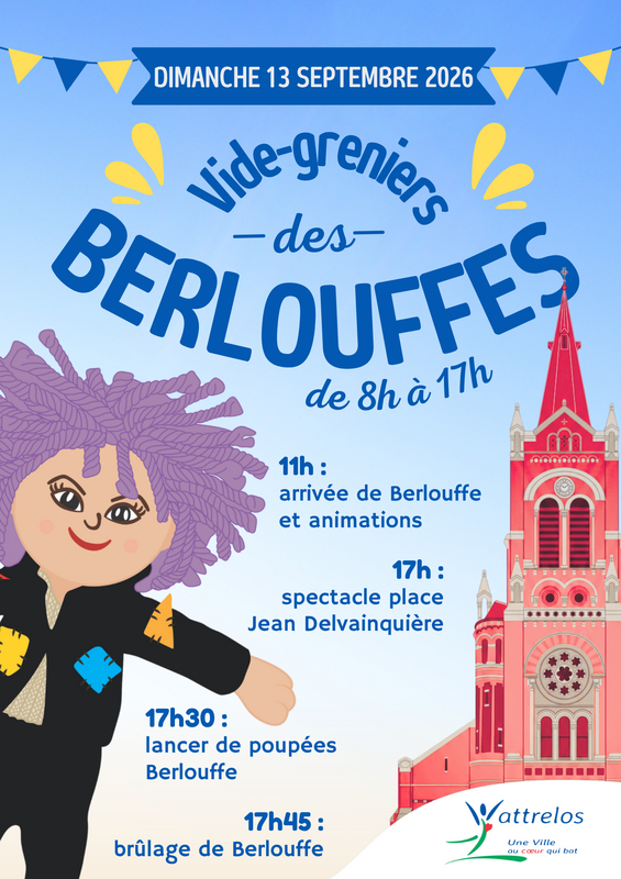 Vide grenier des berlouffes à Wattrelos
