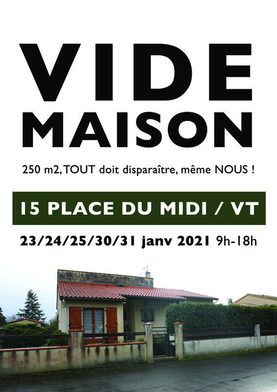 Vide-maison 9 - Haute-Garonne - Ce week-end (samedi, dimanche) Vide-maison 9 - Haute-Garonne - Ce week-end (samedi, dimanche)