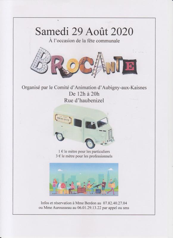 Brocante - Aubigny-aux-Kaisnes (02590)