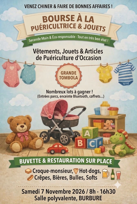 Bourse à la puériculture et aux jouets à Burbure