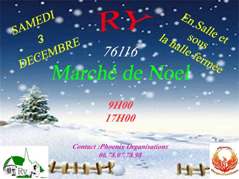 Marché et brocante de noel de ry - 76116 - 03 Décembre 2022