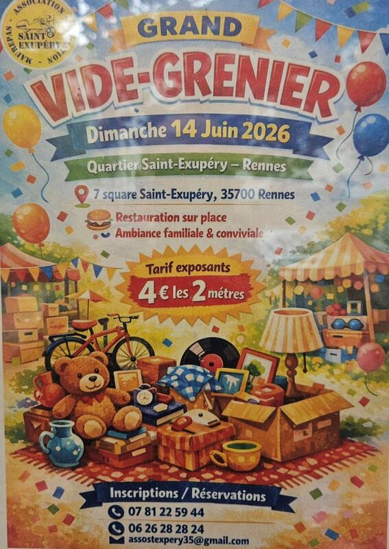 Image Vide grenier place st exupéry - maurepas