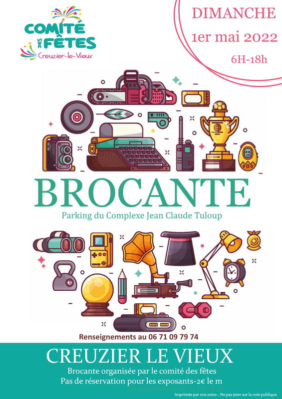 Calendrier Brocante Allier 2023 Brocante Et Vide-Grenier 03 - Allier - Mai 2022