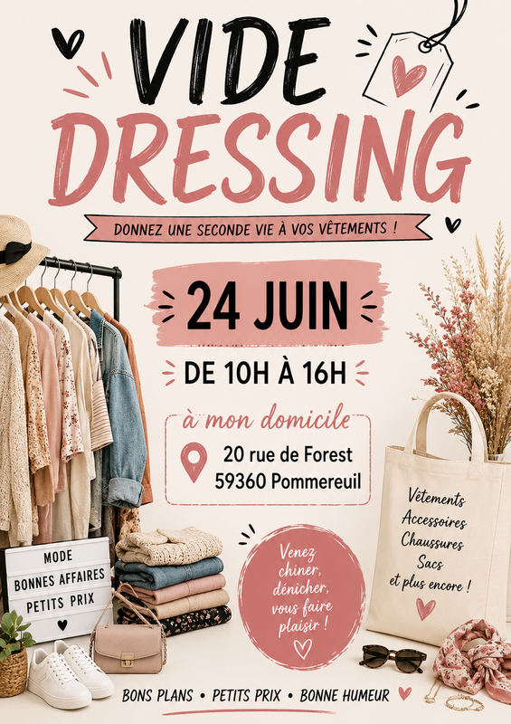 Vide-dressing à Pommereuil