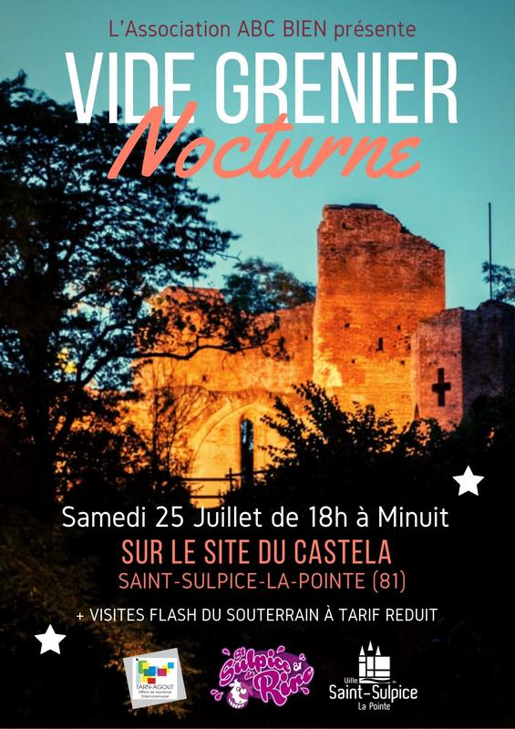 Vide Grenier Nocturne SaintSulpicelaPointe (81370) 25 Juillet 2020