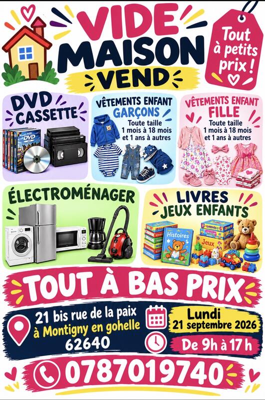 Vide maison à Montigny-en-Gohelle