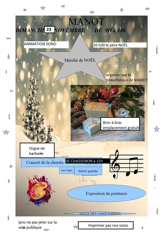 Affiche Marché de Noël