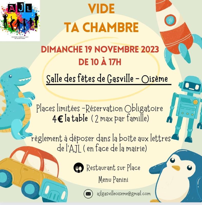 Vide Ta Chambre Gasville Ois me 28300 19 Novembre 2023 vide-ta-chambre-gasville-ois-me-28300-19-novembre-2023