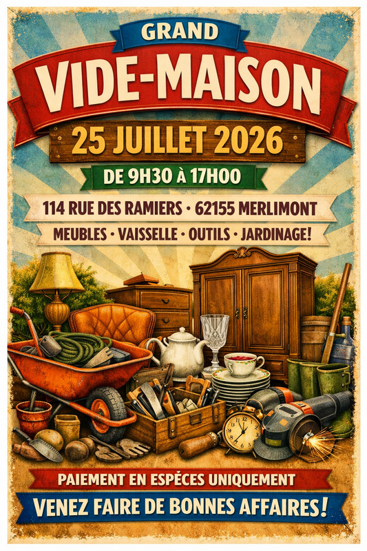 Vide-maison à Merlimont