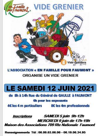 Vide Grenier Faumont 12 Juin 21