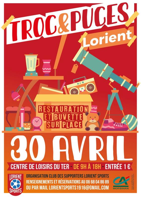 Troc et puces - Lorient (56100) - 30 Avril 2023
